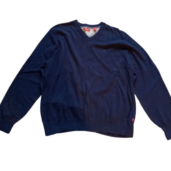 IZOD Men's Size Large V-Neck Pullover Long Sleeved Sweater - Picture 1 of 7
